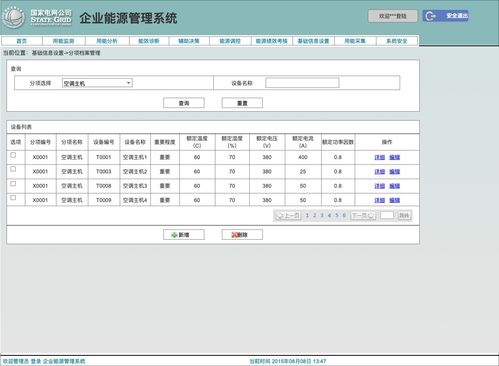 企業(yè)能源管理系統(tǒng)Axure RP原型設(shè)計與構(gòu)建